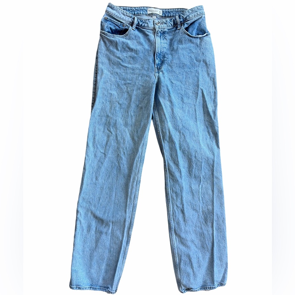 Abercrombie & Fitch Curve Love High Rise 90s Relaxed Jean - Picture 2 of 4